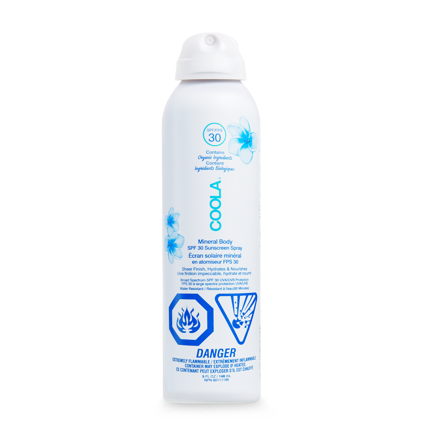 Écran solaire minéral en vaporisateur FPS 30 - sans parfum