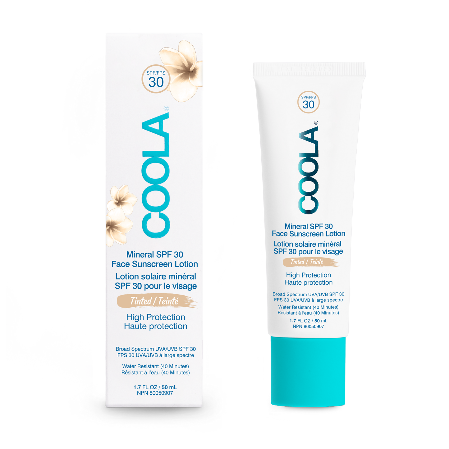 Lotion solaire minéral matifiante teintée - FPS 30
