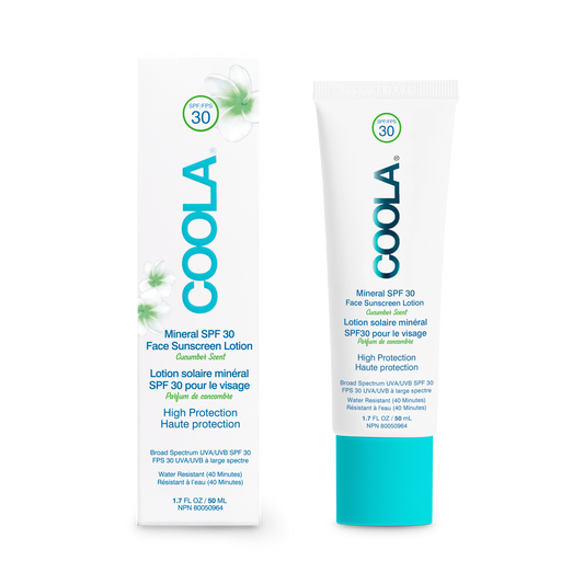 Lotion solaire minéral pour le visage FPS 30 - Concombre