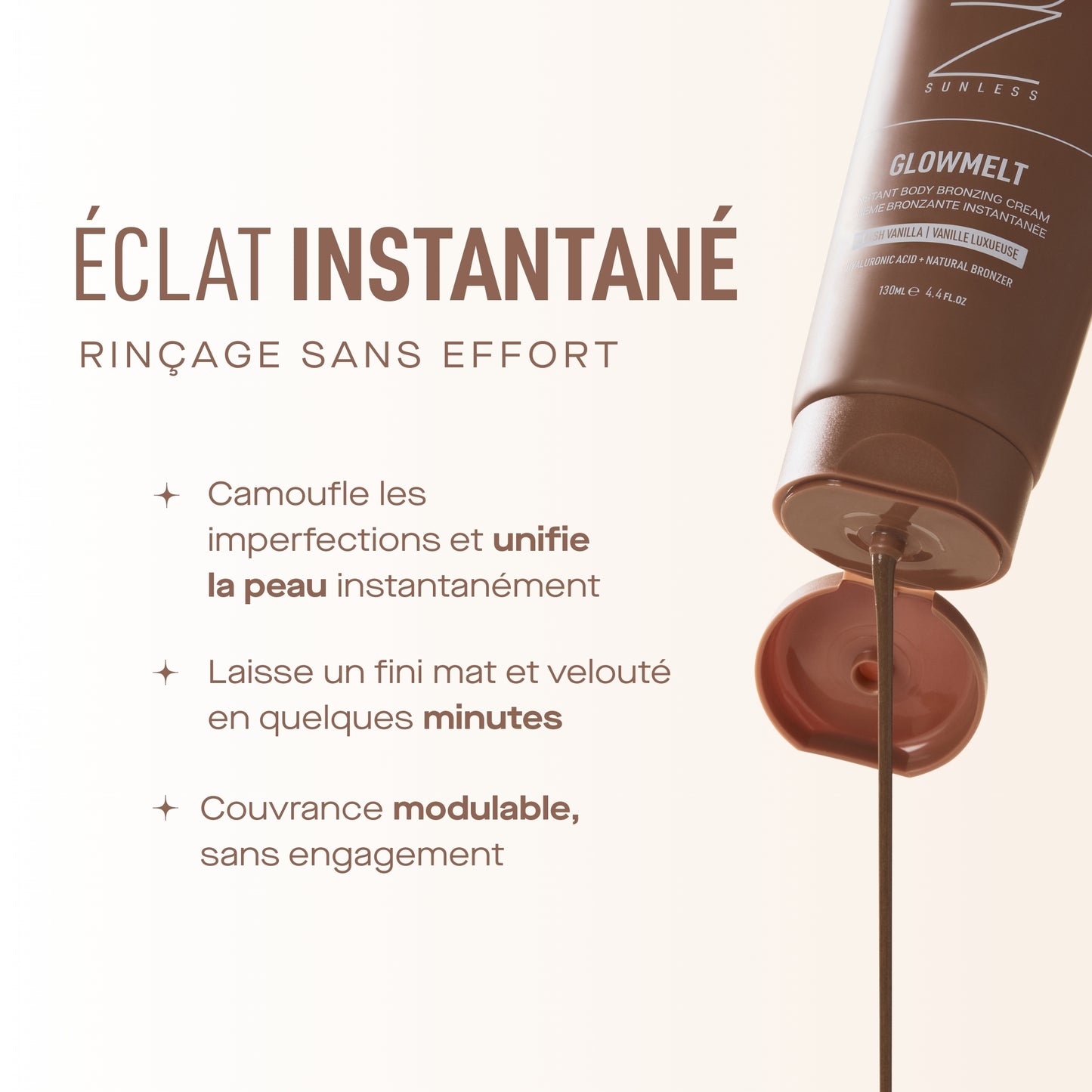 GLOW MELT - CRÈME BRONZANTE INSTANTANÉE