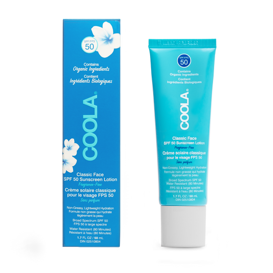 Crème solaire pour le visage FPS 50 - sans fragrance