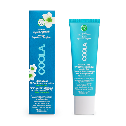 Crème solaire pour le visage FPS 30 - Concombre