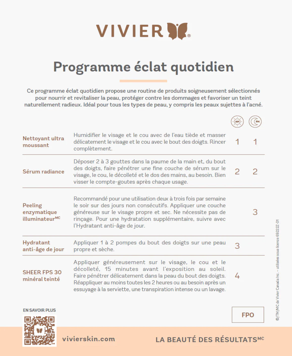 Programme éclat quotidien *NOUVEAUTÉ*